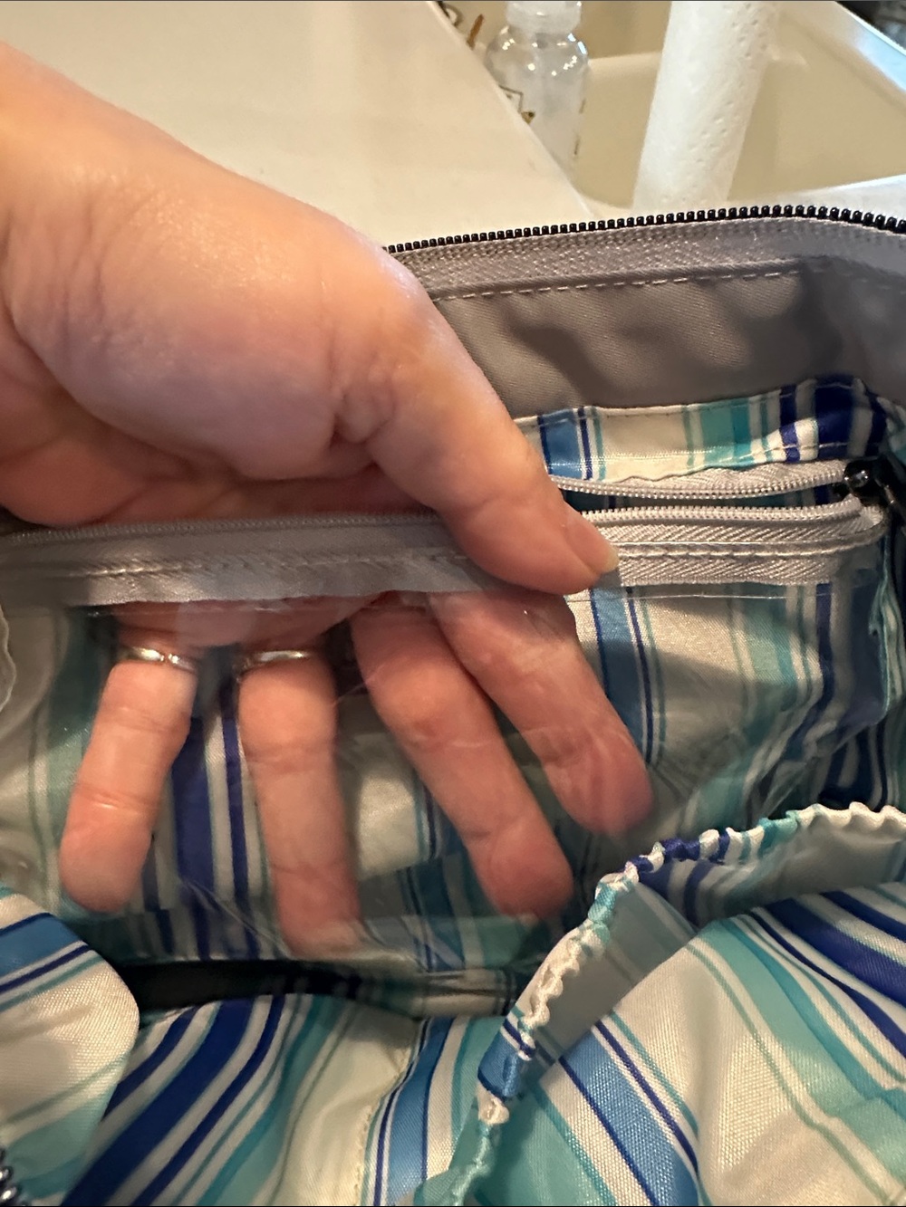 Lug Samba, light grey/blue stripes interior - Picture 9 of 10